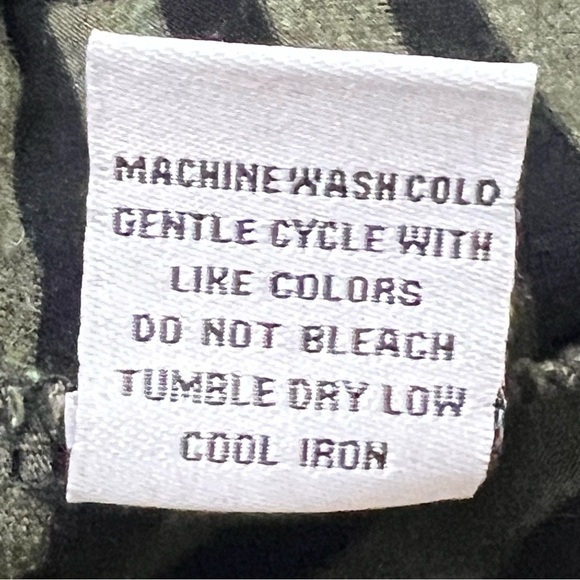 Habitat Green Black Striped Maxi Dress Large - Picture 7 of 7